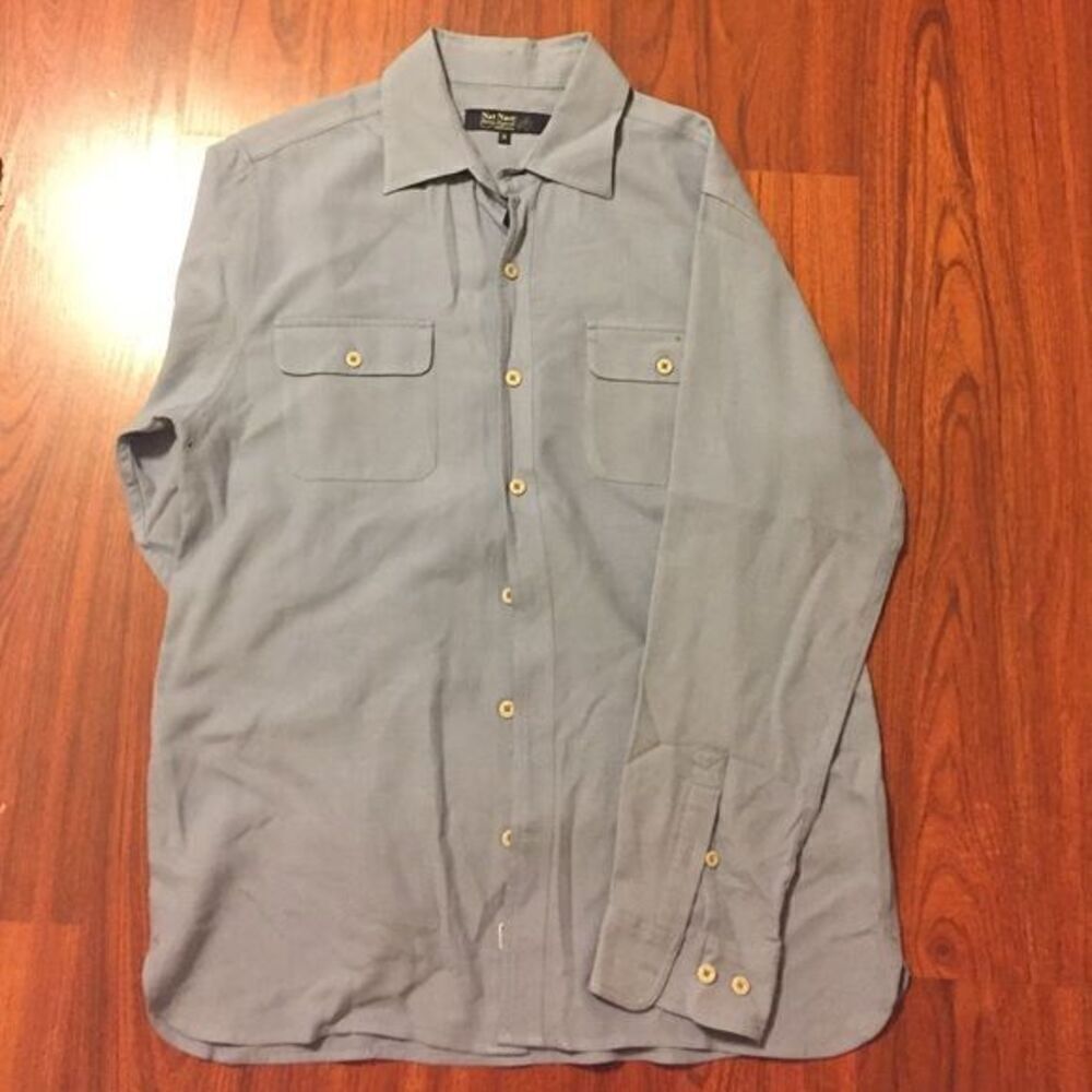 Light Blue Long Sleeve Button Up